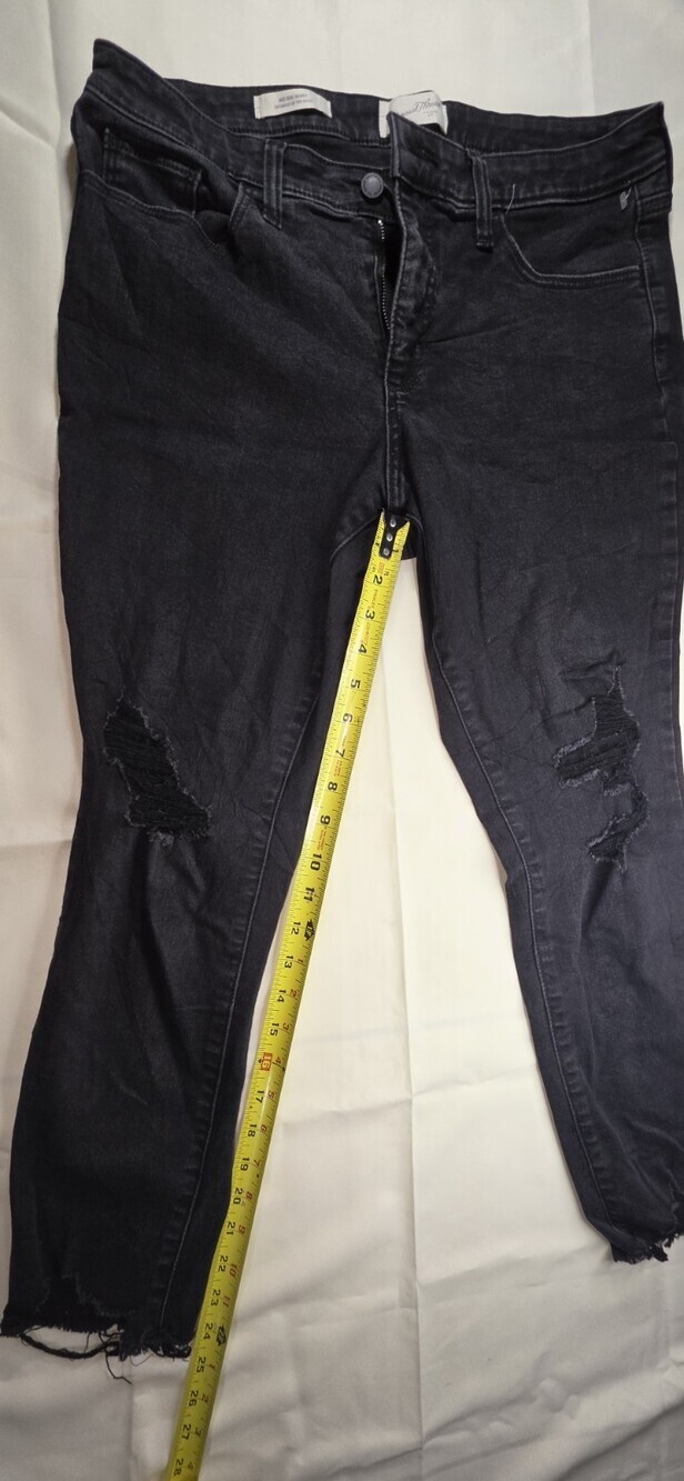 Universal Thread Women's Jeans Black Size 12/31s Mid Rise Skinny Stretch Sku 252